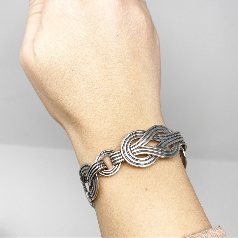 88 Vintage Los Castillo taxco knot bracelet